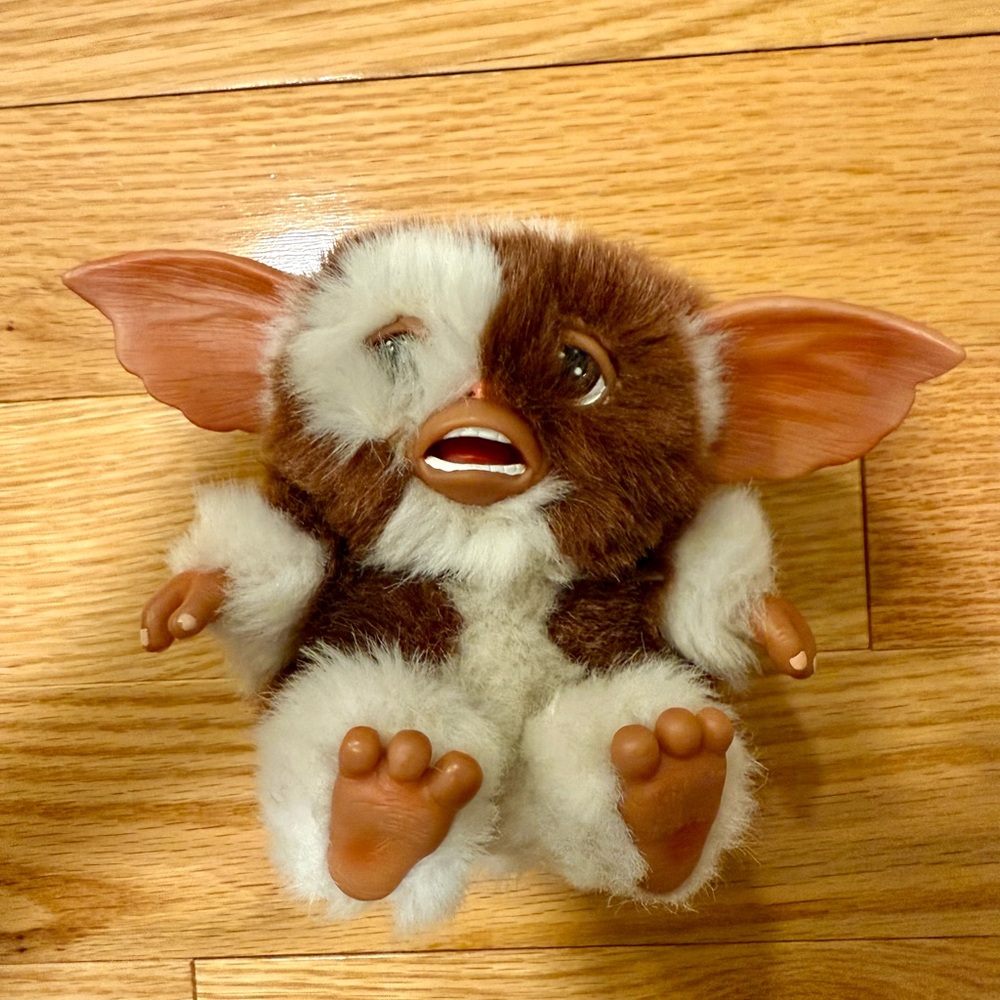 Gizmo Gremlins Mini Plush Bean Bag Toy NECA Mogwai Soft Scared Face